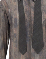 LIU-JO Camicia stampata con cravatta MULTICOLOR Donna 