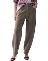 LIU-JO Jeans balloon con strass BROWN Donna 