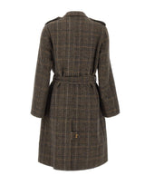 LIU-JO Cappotto in lana principe di Galles BROWN Donna 