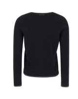 LIU-JO Cardigan con profili in lurex BLACK Donna 