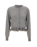 LIU-JO Cardigan con dettaglio lingerie GREY Donna 