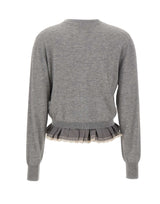 LIU-JO Cardigan con dettaglio lingerie GREY Donna 