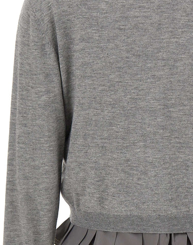 LIU-JO Cardigan con dettaglio lingerie GREY Donna 