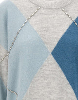 LIU-JO Maglia con ricami gioiello MULTICOLOR Donna 