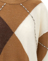 LIU-JO Maglia con ricami gioiello MULTICOLOR Donna 