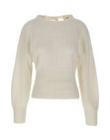 LIU-JO Maglia con fiocco WHITE Donna 