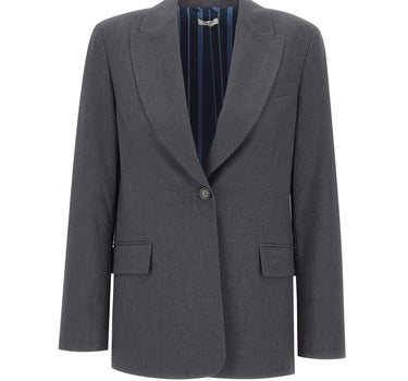 LIU-JO Blazer in flanella GREY Donna 