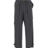 LIU-JO Pantaloni cargo in flanella GREY Donna 