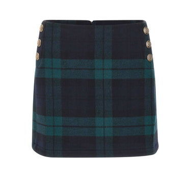 LIU-JO Minigonna in misto lana tartan MULTICOLOR Donna 