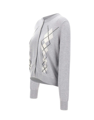 LIU-JO Cardigan in misto lana GREY Donna 