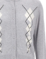 LIU-JO Cardigan in misto lana GREY Donna 