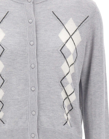 LIU-JO Cardigan in misto lana GREY Donna 