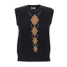 LIU-JO Gilet in maglia BLACK Donna 