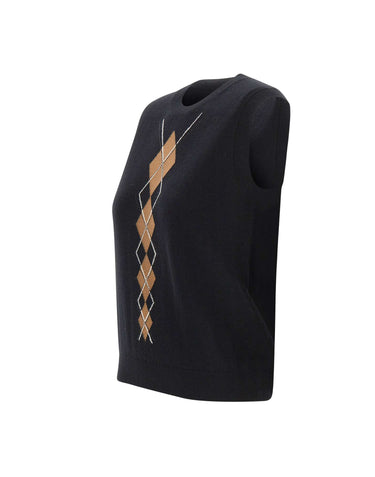 LIU-JO Gilet in maglia BLACK Donna 