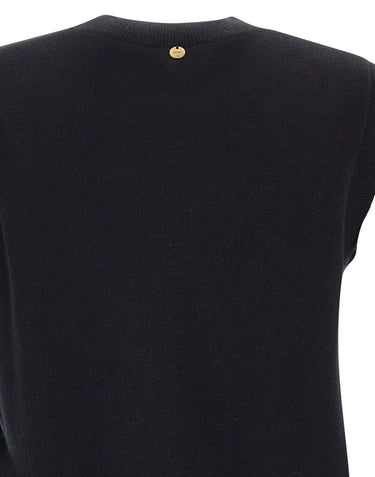 LIU-JO Gilet in maglia BLACK Donna 