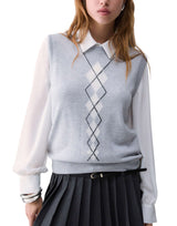 LIU-JO Gilet in maglia GREY Donna 