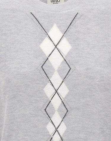 LIU-JO Gilet in maglia GREY Donna 