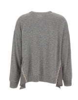 LIU-JO Maglia con inserti in raso GREY Donna 