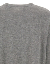 LIU-JO Maglia con inserti in raso GREY Donna 