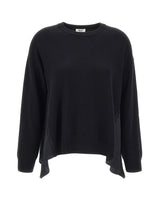 LIU-JO Maglia con inserti in raso BLACK Donna 