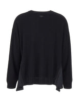 LIU-JO Maglia con inserti in raso BLACK Donna 