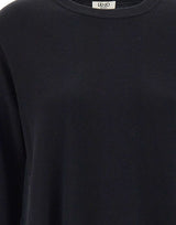 LIU-JO Maglia con inserti in raso BLACK Donna 