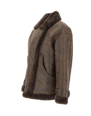 LIU-JO Giubbotto aviator BROWN Donna 