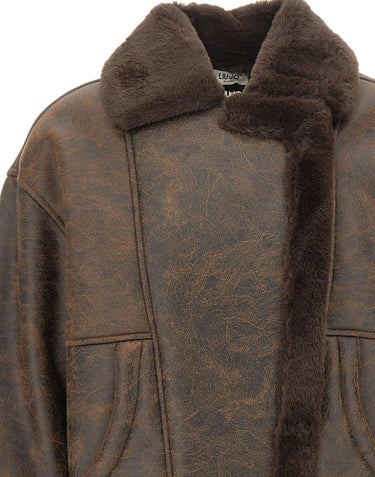 LIU-JO Giubbotto aviator BROWN Donna 