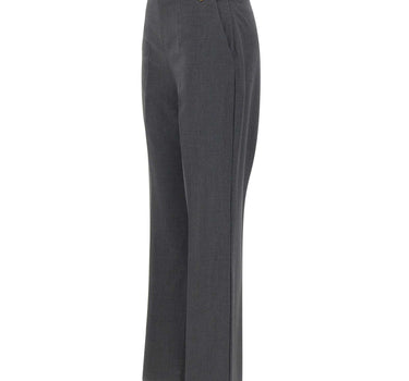 LIU-JO Pantaloni trombetta in flanella GREY Donna 
