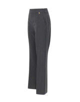 LIU-JO Pantaloni trombetta in flanella GREY Donna 