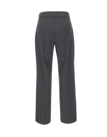 LIU-JO Pantaloni trombetta in flanella GREY Donna 