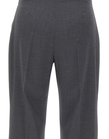 LIU-JO Pantaloni trombetta in flanella GREY Donna 