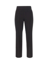 LIU-JO Pantaloni trombetta in flanella BLACK Donna 