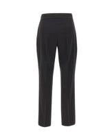 LIU-JO Pantaloni trombetta in flanella BLACK Donna 