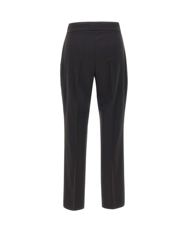 LIU-JO Pantaloni trombetta in flanella BLACK Donna 