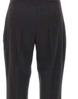 LIU-JO Pantaloni trombetta in flanella BLACK Donna 
