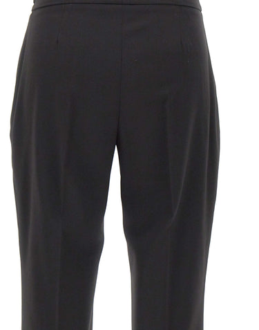 LIU-JO Pantaloni trombetta in flanella BLACK Donna 