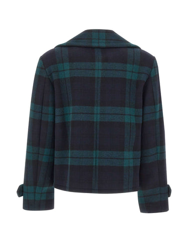 LIU-JO Giacca doppiopetto in misto lana MULTICOLOR Donna 