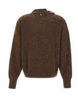 LIU-JO Maglione con dettaglio gioiello BROWN Donna 