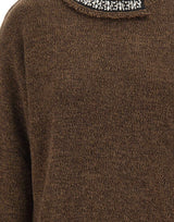 LIU-JO Maglione con dettaglio gioiello BROWN Donna 