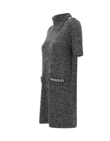 LIU-JO Abito in maglia mélange BLACK Donna 