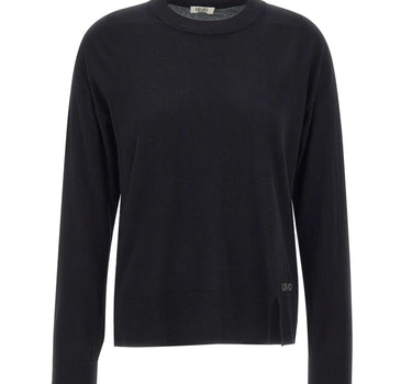 LIU-JO Maglia in misto lana BLACK Donna 