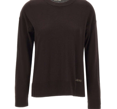 LIU-JO Maglia in misto lana BROWN Donna 