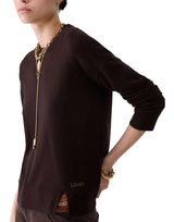 LIU-JO Maglia in misto lana BROWN Donna 