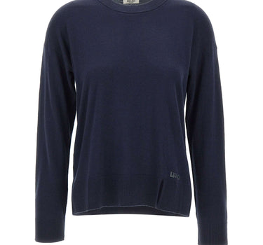 LIU-JO Maglia in misto lana BLUE Donna 
