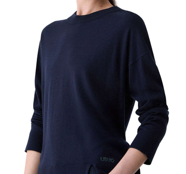 LIU-JO Maglia in misto lana BLUE Donna 