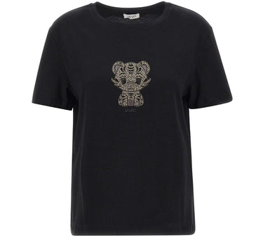 LIU-JO T-shirt in cotone BLACK Donna 