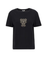 LIU-JO T-shirt in cotone BLACK Donna 
