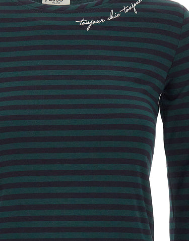 LIU-JO T-shirt manica lunga a righe MULTI COLOR Donna 