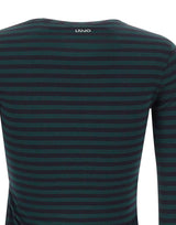 LIU-JO T-shirt manica lunga a righe MULTI COLOR Donna 